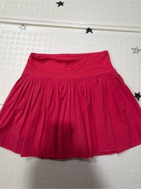 GAP Bright Red Pleated Skater Skirt